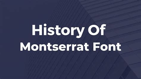 Montserrat Font Free Download