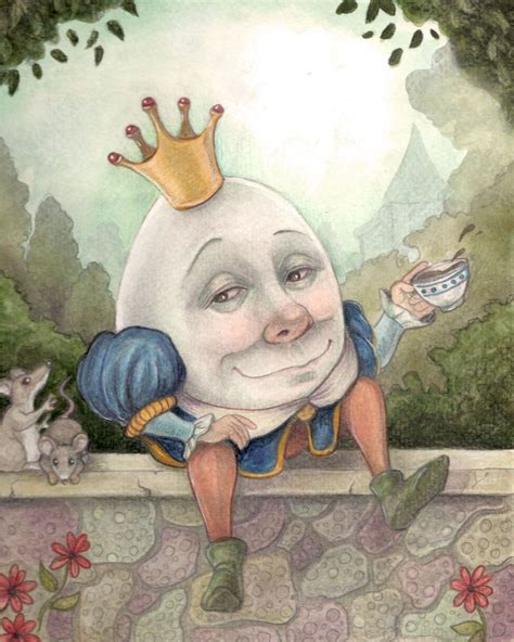 TEA TIME FOR HUMPTY BY LISA FERGUSON | Alice in wonderland illustrations, Humpty dumpty, Alice ...