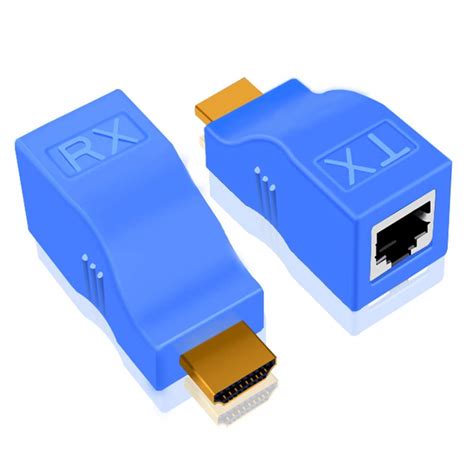 Buy Microware HDMI Extender, Up to 100ft HDMI to RJ45 Network Cable Extender Adapter Over RJ45 ...