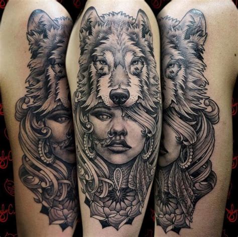 Animal Headdress Tattoo