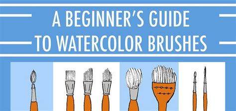 Guide to Different Types of Watercolor Brushes - iCraftopia