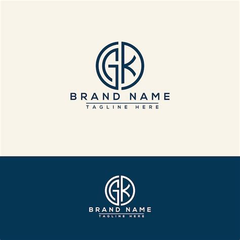 Premium Vector | GK logo Design Template Vector Graphic Branding Element.