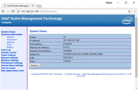 7th Gen NUC Remote Management with KVM using vPro AMT | virten.net