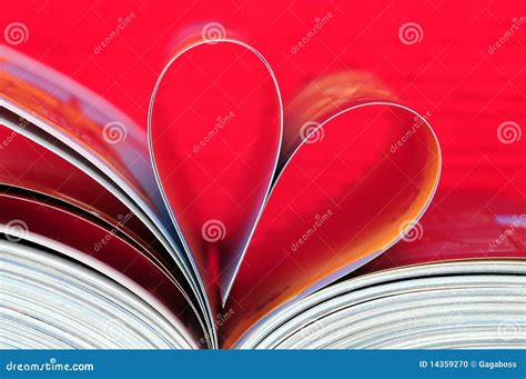 Heart shaped book stock photo. Image of heart, dedication - 14359270