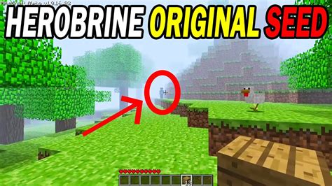 What Is The Herobrine Seed In Minecraft? (Original Seed Revealed) - YouTube