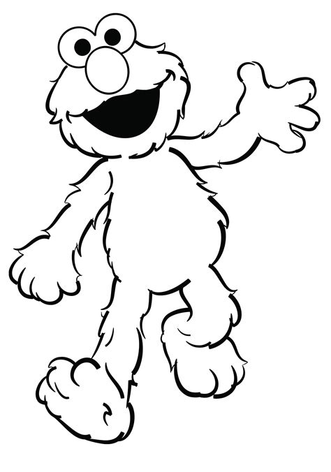 Free Baby Elmo Coloring Pages | Coloring Page | Libro de colores, Dibujos de los simpson, Libros ...