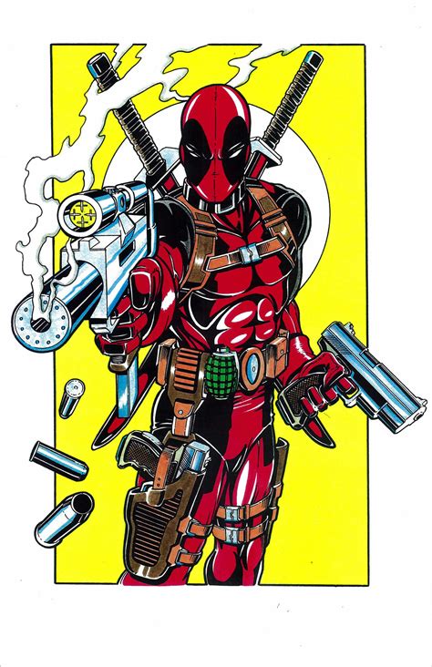 Deadpool Guns — ART OF DAVID WONG