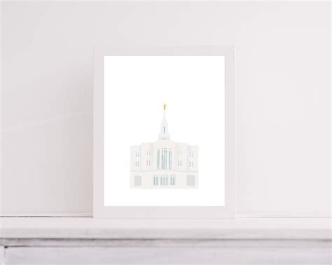 Payson Temple LDS Temple Temple Art Digital Download Mormon Temple Payson Utah Temple Print - Etsy