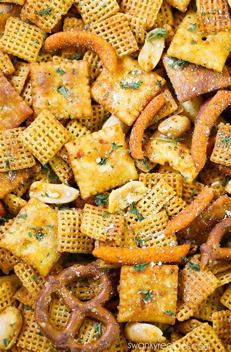 Buffalo Ranch Chex Mix | Swanky Recipes