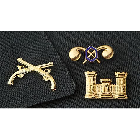 2 Reproduction U.S. Military Collar / Lapel Pins - 216891, Medals, Patches & Pins at Sportsman's ...