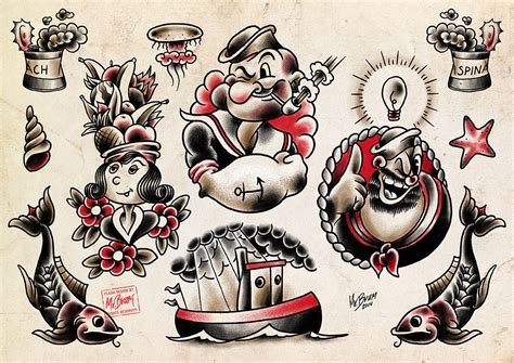 Strong to the Finich! Popeye Tribute Art Show - Missed Prints