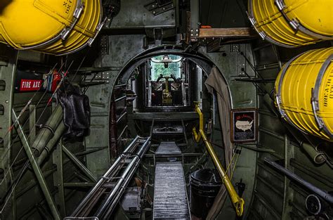 Vintage B24 Bomber Interior Photograph by Puget Exposure