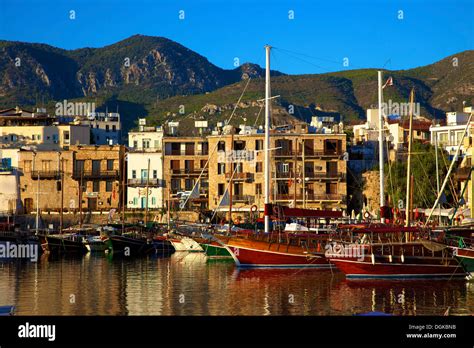 Kyrenia Harbour, Kyrenia, North Cyprus Stock Photo - Alamy