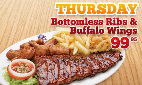 Specials | Pork recipes, Buffalo ribs, Thursday specials