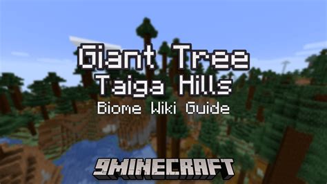 Giant Tree Taiga Hills Biome - Wiki Guide - 9Minecraft.Net