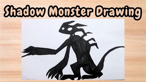 How to draw a Shadow Monster☠ | Mind Flayer - YouTube