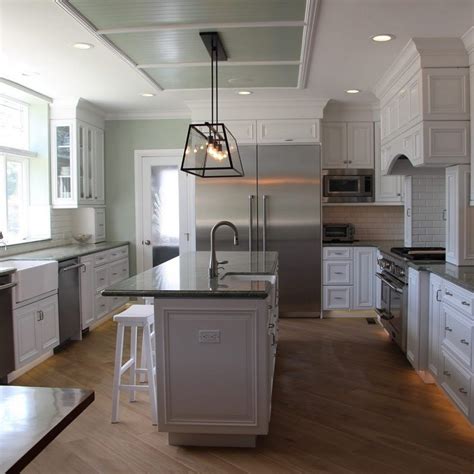 Light Grey Kitchen Cabinets With Dark Countertops