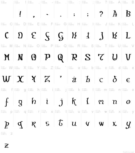 Hobbit script font