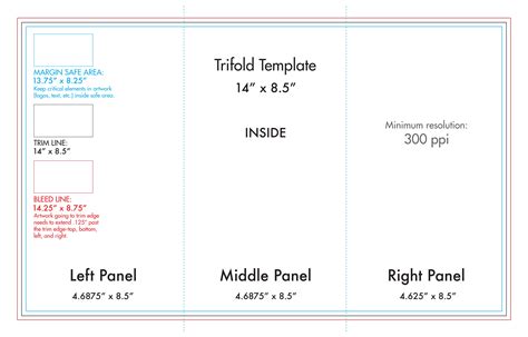 8.5 x 11 Brochure Templates | Print 8.5 x 11 Trifold Templates Free - U.S. Press