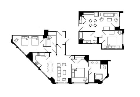 Marriott Grand Chateau 3 Bedroom Villa Floor Plan - Bedroom Poster