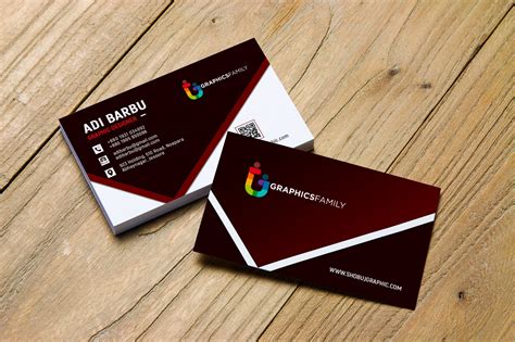 Free Photoshop Graphic Design Business Card psd Template – GraphicsFamily