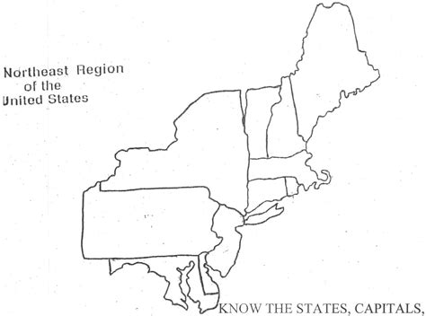 Printable Map Of The Northeastern United States - Printable US Maps