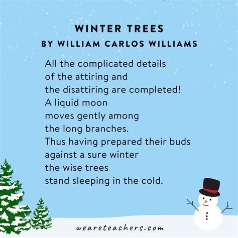 Winter Poems for Kids and Students of All Reading Levels