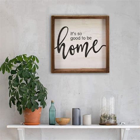 Home Décor Wall Hangings Home Sweet Home Sign HOME Framed Wood Sign ...