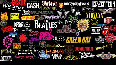 Band Logos wallpaper for PC by RadicalAesthetic on DeviantArt