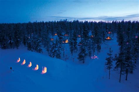 Finland igloo hotel Kakslauttanen Offers Panoramic Views Of The ...