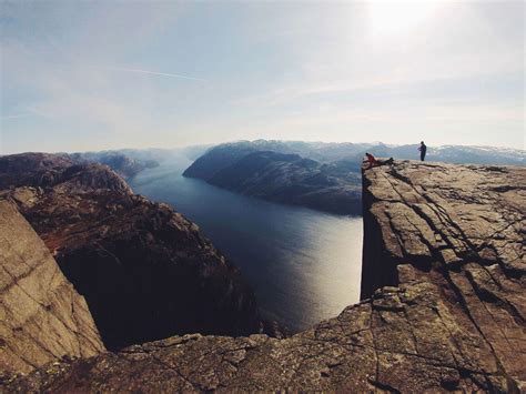 #adventure #cliff #lookout #people #river #scenery #view #vista # ...