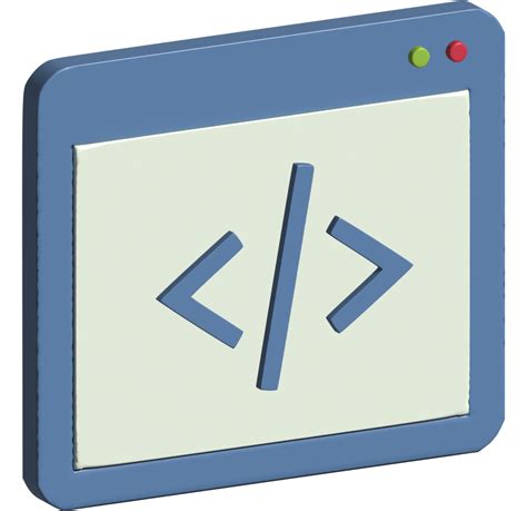 3d icon programming tab 17339141 PNG