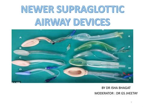 Supraglottic airway devices | PPT