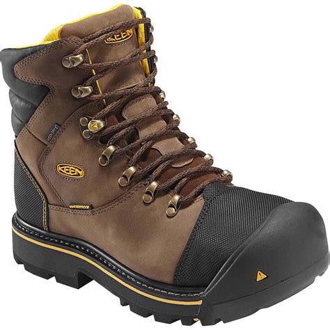 Men's Brown Steel Toe Waterproof Work Boot, Keen Milwaukee