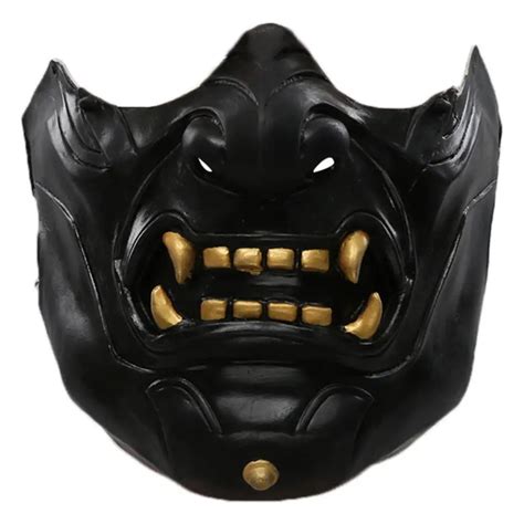 Game Ghost Of Tsushima Mask Cosplay Latex Masks Masquerade Halloween Party Cosplay Props - Masks ...