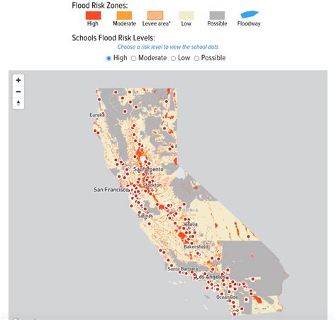 One in 5 California schools located in moderate or high flood risk ...