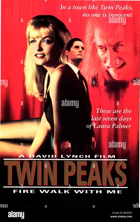 TWIN PEAKS: FIRE WALK WITH ME (1992) POSTER FWW 002 VS Stock Photo ...