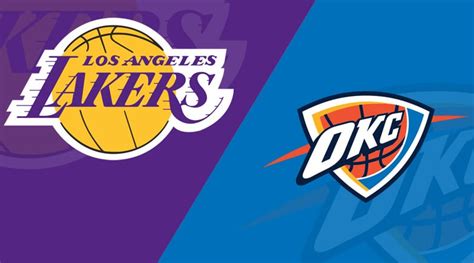 Los Angeles Lakers at Oklahoma City Thunder 4/2/19: Starting Lineups ...