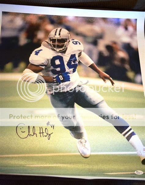 Charles Haley Cowboys Jsa Signed 20x24 Giclee Canvas Print Authentic ...