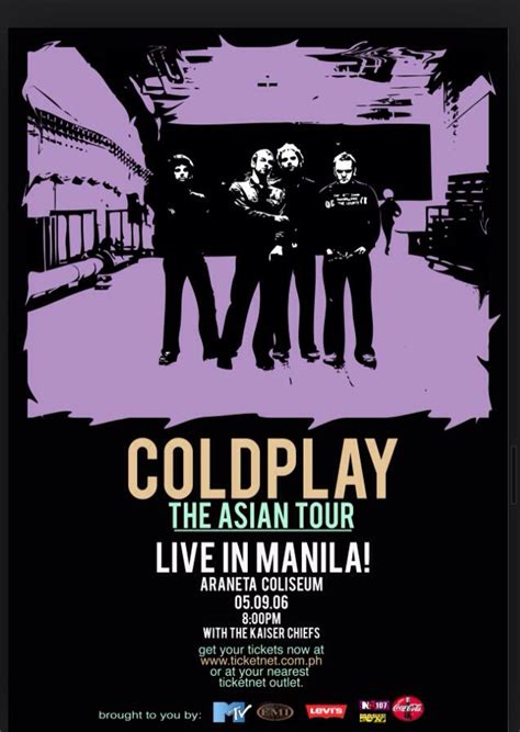 Coldplay | Coldplay poster, Vintage music art, Concert posters