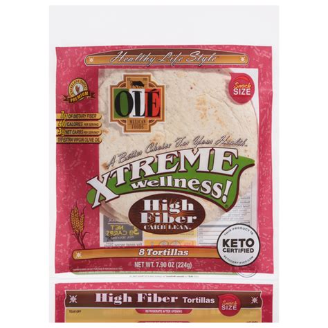 Save on Ole Mexican Foods Xtreme Wellness High Fiber Tortillas Snack ...