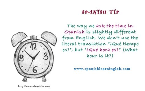 Asking and Telling Time in Spanish: rules, examples & quiz - SpanishLearningLab