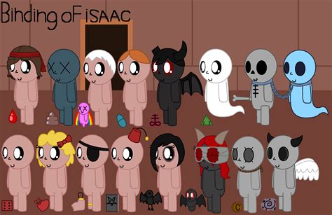 Binding Of Isaac Cute Characters by pokemonlpsfan on DeviantArt