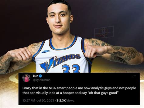 Kyle Kuzma takes jab at experts evaluating players over misleading stats: "In the NBA smart ...