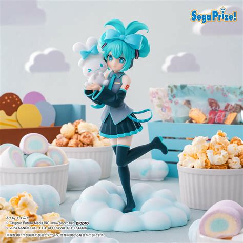 Hatsune Miku x Cinnamoroll Sega Figures Appear in Winter 2023