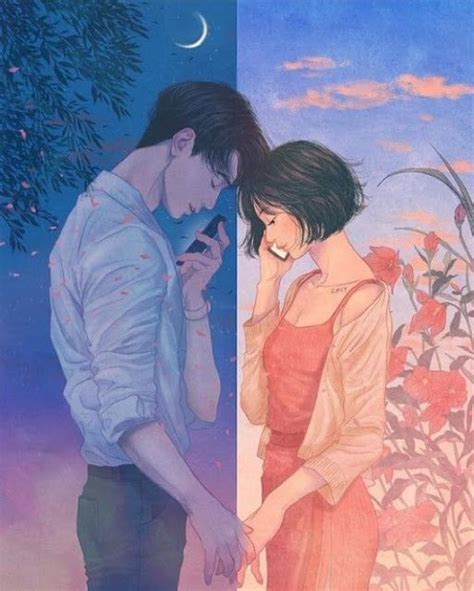 Share 70+ anime long distance couple - in.cdgdbentre