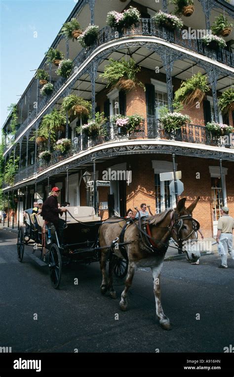 Historic French Quarter, New Orleans, Louisiana, USA Stock Photo - Alamy