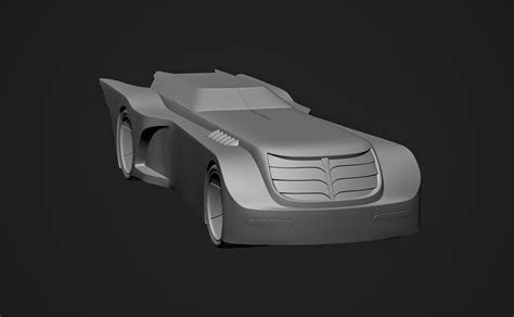 Batmobile from Batman The Animated Series 3D model 3D printable | CGTrader