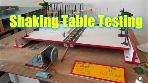 College project shake table ( shaking table) - YouTube