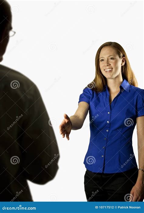 Business Woman Shaking Hands Stock Photo - Image of shaking, hands: 10717512